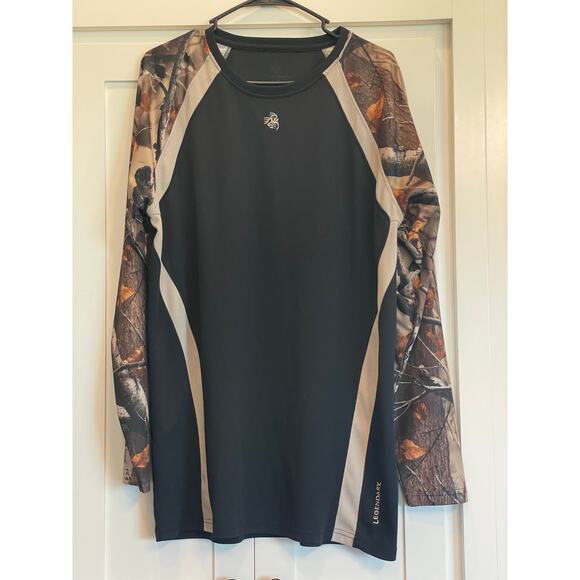 Legendary  Whitetails Camo L/S layering top Large Tall - Picture 1 of 10